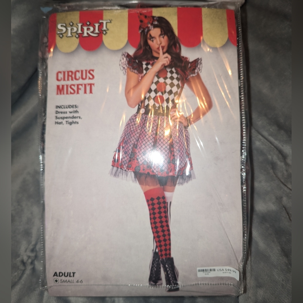 Adult Circus Misfit Costume Small